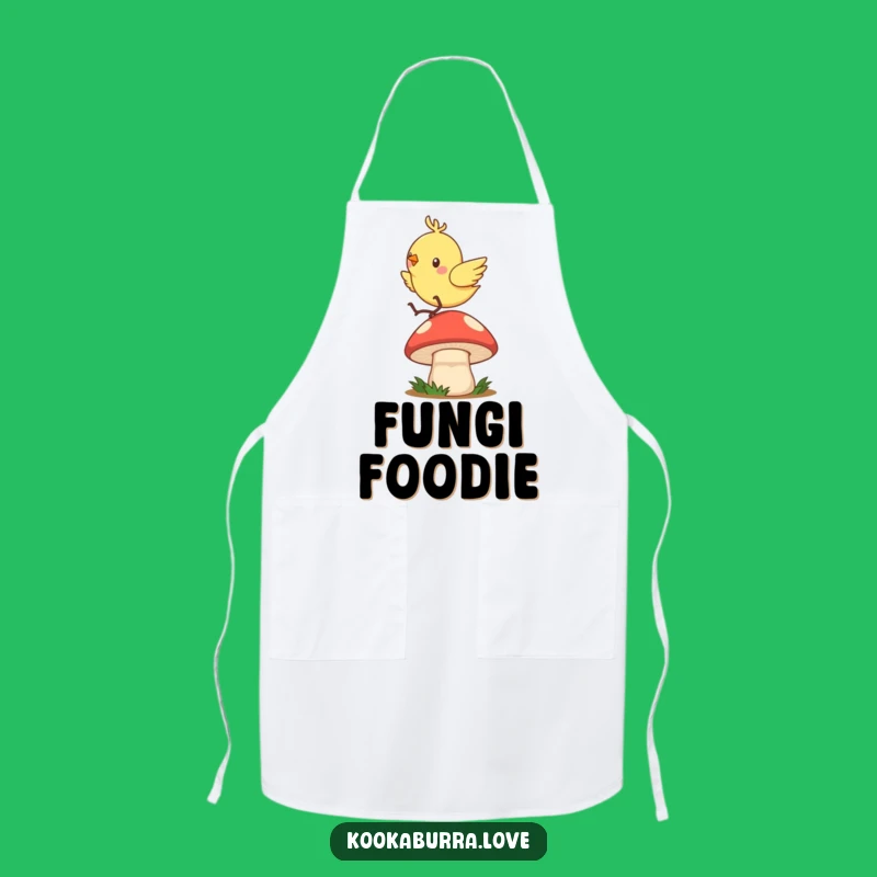 Funny Hopping Bird Apron: Cook with Zippy Flair