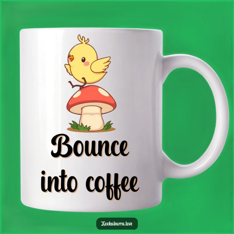 Funny Hopping Bird Mug: Start Your Day with Zippy Joy