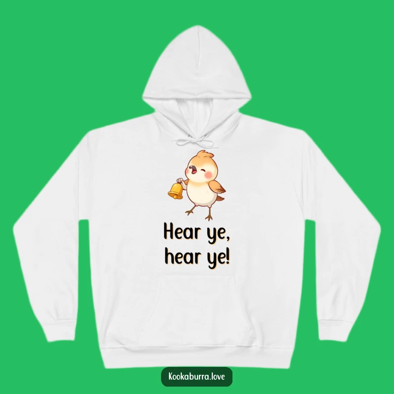 Funny Bird Bell Hoodie: Cozy Warmth with a Humorous Golden Bell Theme